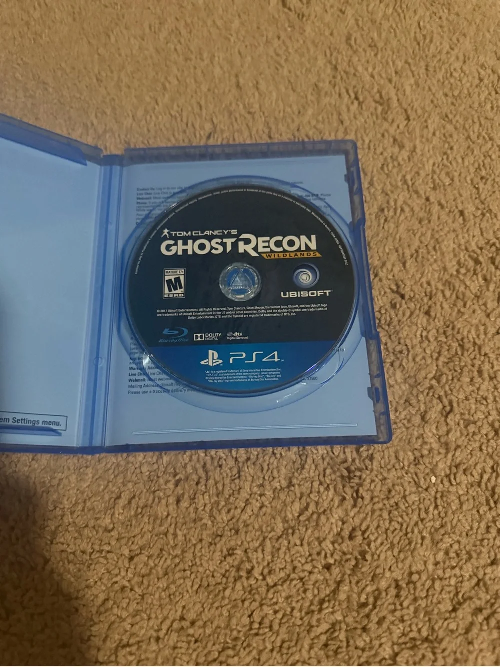 Tom Clancy's Ghost Recon Wildlands for PS4 - Blue - Ubisoft